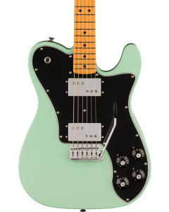 Fender Vintera II 70s Telecaster Deluxe Electric Guitar with Tremolo. Maple Fingerboard, Surf Green