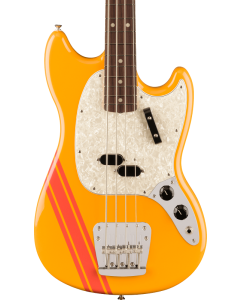 Fender Vintera II 70s Competition Mustang Electric Bass. Rosewood Fingerboard, Competition Orange