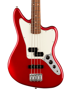 Fender Player Jaguar Electric Bass. Pau Ferro Fingerboard, Candy Apple Red