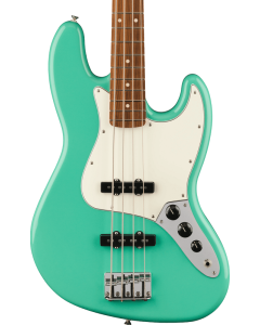 Fender Player Jazz Electric Bass. Pau Ferro Fingerboard, Sea Foam Green