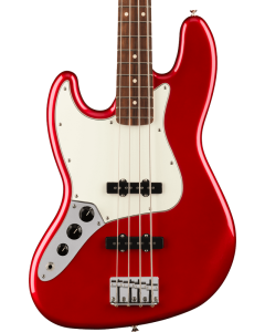 Fender Player Jazz Electric Bass. Left-Handed, Pau Ferro Fingerboard, Candy Apple Red