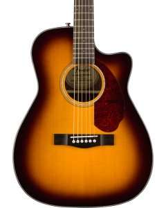 Fender CC-140SCE Concert Acoustic Guitar. Walnut Fingerboard, Sunburst w/case