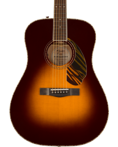 Fender PD-220E Dreadnought Acoustic Guitar. Ovangkol Fingerboard, 3-Color Vintage Sunburst TGF33