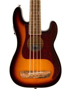 Fender Fullerton Precision Bass Uke, Walnut Fingerboard, Tortoiseshell Pickguard, 3-Color Sunburst