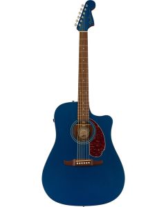 Fender Redondo Player Acoustic Guitar. Walnut Fingerboard, Tortoiseshell Pickguard, Lake Placid Blue