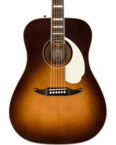 Fender King Vintage Acoustic Guitar. Ovangkol Fingerboard, Aged White Pickguard, Mojave