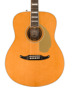 Fender Palomino Vintage Acoustic Guitar. Ovangkol Fingerboard, Gold Pickguard, Aged Natural