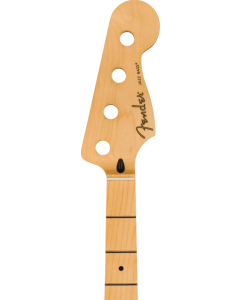 Fender Player Series Jazz Bass Neck, 22 Medium Jumbo Frets, Maple, 9.5 inch, Modern C