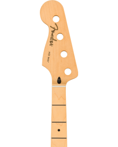 Fender Player Series Jazz Bass LH Neck, 22 Medium Jumbo Frets, Maple, 9.5 inch, Modern C