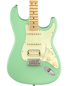 Fender American Performer Stratocaster HSS Electric Guitar. Maple FB, Satin Surf Green