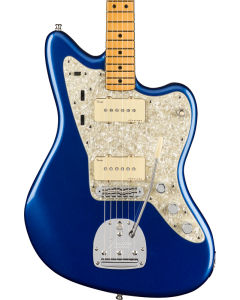 Fender American Ultra Jazzmaster Electric Guitar. Maple FB, Cobra Blue