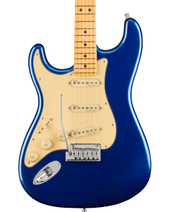 Fender American Ultra Stratocaster Left-Handed. Maple Fingerboard, Cobra Blue