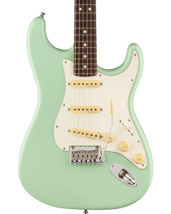 Fender Jeff Beck Stratocaster Electric Guitar. Rosewood FB, Surf Green