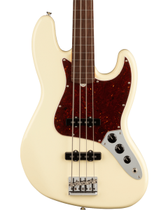 Fender American Professional II Jazz Bass Fretless. Rosewood Fingerboard, Olympic White