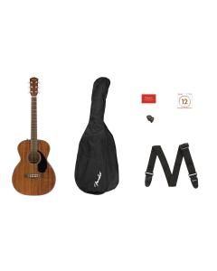 Fender CC-60S Concert Acoustic Guitar Pack V2. All-Mahogany