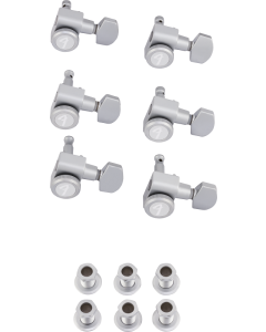 Fender Locking Stratocaster/Telecaster Tuning Machines, Brushed Chrome (6)