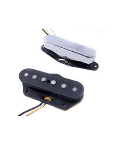 Fender Twisted Tele Pickups, Black/Chrome (2)