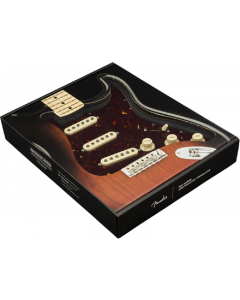 Fender Pre-Wired Strat Pickguard, Custom Shop Texas Special SSS, Tortoise Shell 11 Hole PG