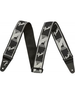 Fender 2" Monogrammed Guitar Strap Black, Light Gray, & Dark Gray