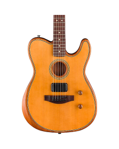 Fender Acoustasonic Standard Telecaster Electric Guitar. Aged Natural