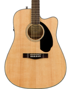 Fender CD-60SCE Dreadnought Acoustic Electric Guitar. Walnut FB, Natural