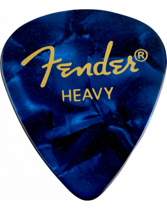Fender 351 Premium Picks - Heavy, Blue Moto, 12 Pack