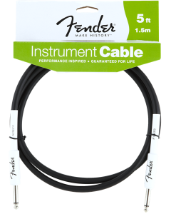 Fender Performance Series Instrument Cable Black 5 Ft