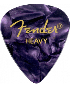 Fender 351 Premium Celluloid Guitar Picks 12-Pack - Purple Moto - Heavy