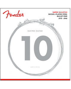 Fender 3250R Super Bullets Nickel Plated Steel Bullet Ends 10-46