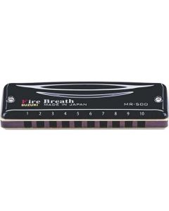 Suzuki MR-500-AB Firebreath Harmonica. Key of Ab