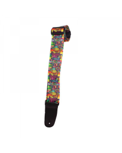 Henry Heller 2" Sublimation Design Tribal Fish Guitar Strap