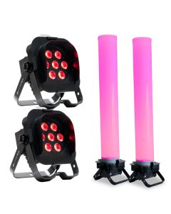 American DJ FLATPARMAGNAPAK 2 Flat Par TRI7XS 2 Magna Tube