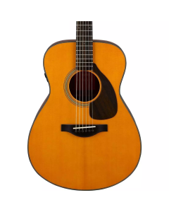 Yamaha Concert-Style Acoustic Guitar With Gloss Finish; Atmosfeel Pickup System; Made In Japan; Solid Sitka Spruce Top; Solid Mahogany Back And Sides; Hardshell Case