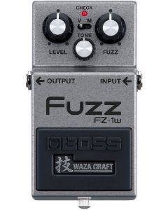 BOSS FZ-1W Fuzz Waza Craft Guitar Effects Pedal Silver