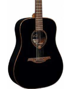 LAG Tramontane T118D-BLK Dreadnought Acoustic Guitar. Black
