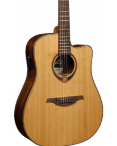 LAG Tramontane T118DCE Dreadnought Cutaway Acoustic-Electric Guitar