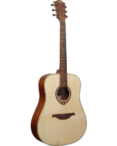 LAG Tramontane T70D-HIT Dreadnought Acoustic Guitar with Head Integrated Tuner