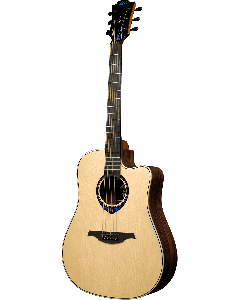 LAG THV30DCE Tramontane Dreadnought Cutaway Acoustic Guitar with Hyvibe