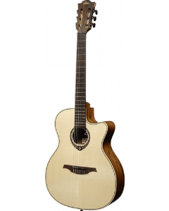 LAG Tramontane TN270ACE Nylon Auditorium Cutaway Acoustic-Electric Guitar