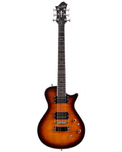 Hagstrom ULSWE-GEB Ultra Swede Electric Guitar. Golden Eagle Burst