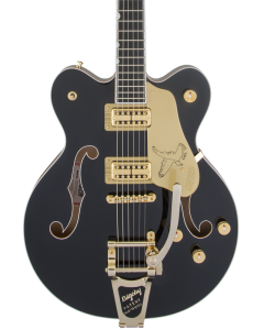 Gretsch G6636T Players Edition Falcon Center Block Double-Cut Electric Guitar with String-Thru Bigsby. Filter'Tron Pickups, Black