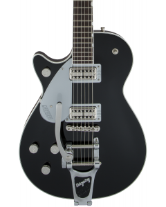 Gretsch G6128TLH Players Edition Jet FT Left Handed Electric Guitar with Bigsby. Rosewood FB, Black