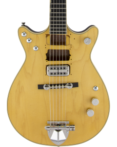 Gretsch G6131-MY Malcolm Young Signature Jet Electric Guitar. Ebony FB, Natural