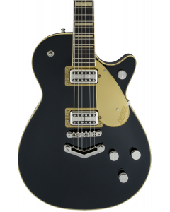 Gretsch G6228 Players Edition Jet BT with V-Stoptail Electric Guitar. Rosewood FB, Black
