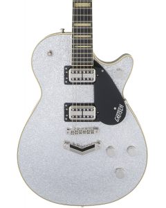 Gretsch G6229 Players Edition Jet BT with V-Stoptail Electric Guitar. Rosewood FB, Silver Sparkle