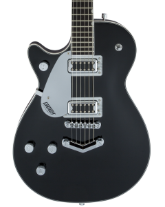 Gretsch G5230LH Electromatic Jet FT Single-Cut Left Handed Electric Guitar with V-Stoptail. Black Walnut FB, Black