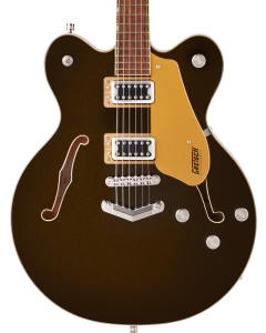 Gretsch G5622 Electromatic Center Block Double-Cut w/ V-Stoptail Semi-Hollow Electric Guitar. Laurel Fingerboard, Black Gold