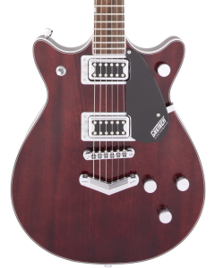 Gretsch G5222 Electromatic Double Jet BT Guitar with V-Stoptail. Laurel FB, Walnut Stain