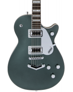 Gretsch G5220 Electromatic Jet BT Single-Cut Guitar with V-Stoptail. Black Walnut FB, Jade Grey Metallic