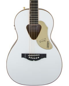 Gretsch G5021WPE Rancher Penguin Parlor Acoustic Electric Guitar. Fishman Pickup System, White
